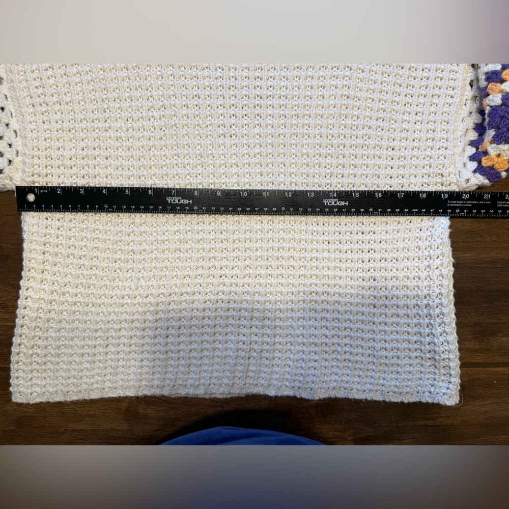 Universal Thread Knit Granny Square Pullover Swea… - image 6